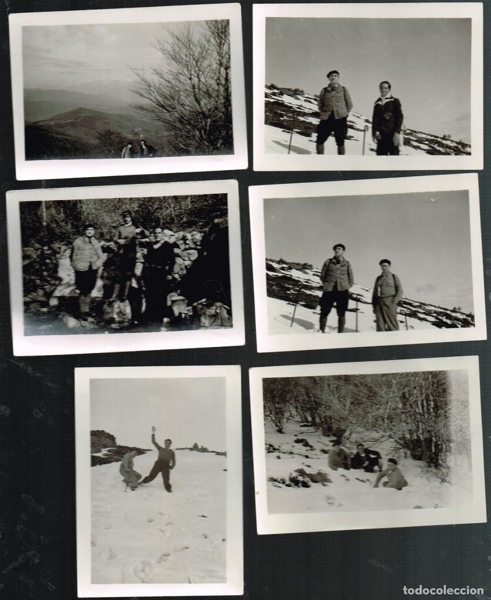 Fotograf&iacute;a antigua: 1935 13/2 6 FOTOS B/N EXCURSI&Oacute; AL PUIG NEUL&Oacute;S, COLL FORCAT, ROCA TRES TERMES, CAM&Iacute; RECASENS, FRAN&Ccedil;A