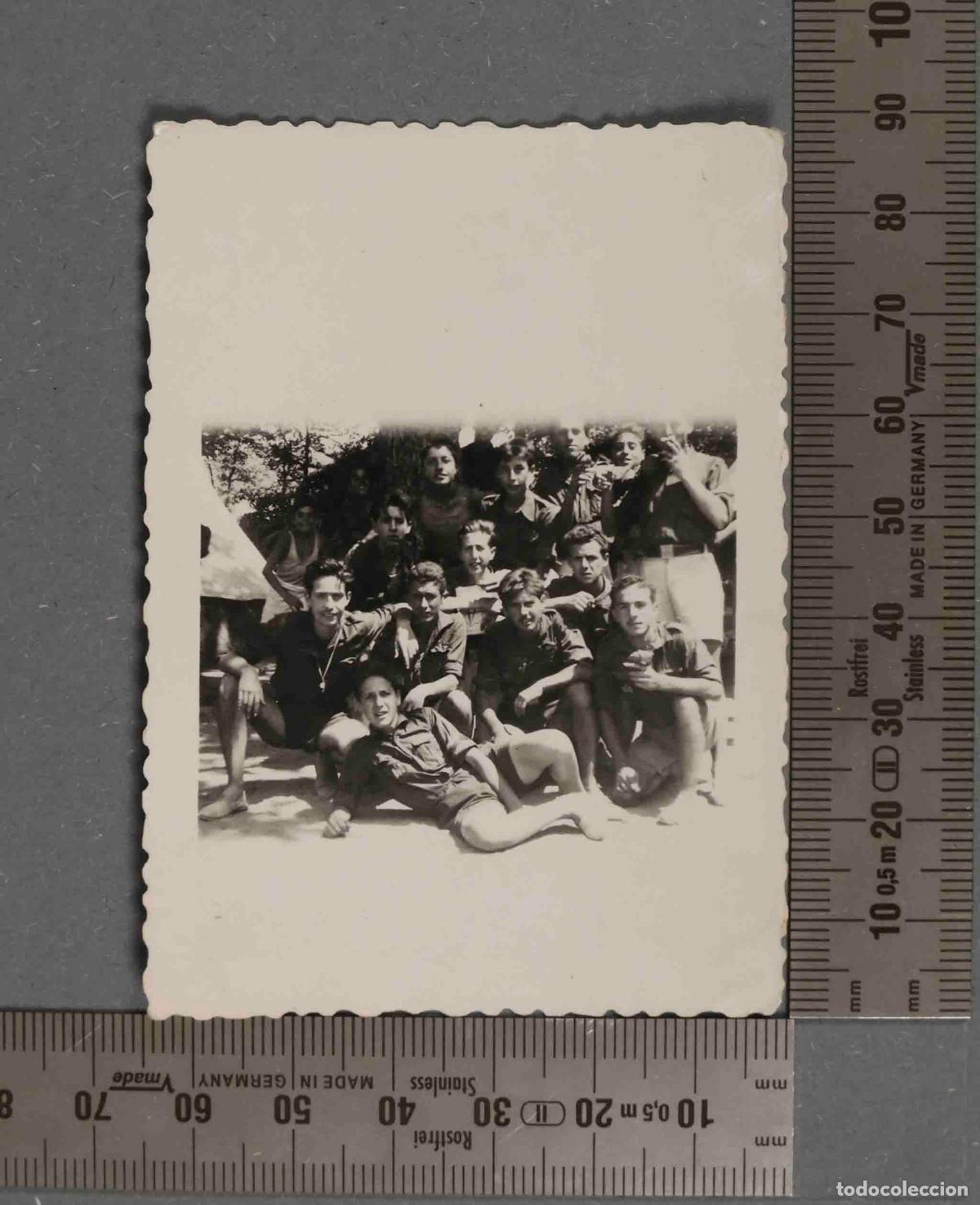 Alte Fotografie: FOTOGRAFIA. CAMPAMENTO FRENTE DE JVUENTUDES