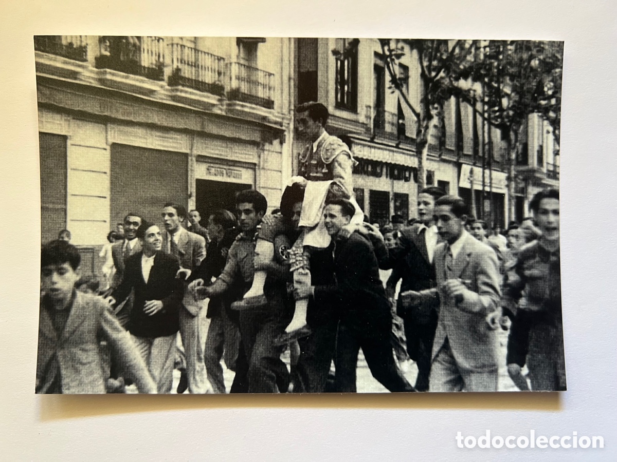 Fotograf&iacute;a antigua: MANOLETE RONDA DE LOS TEJARES REPRODUCCION DE FOTOGRAFIA. Med&iacute;das: 15x10 cm.,