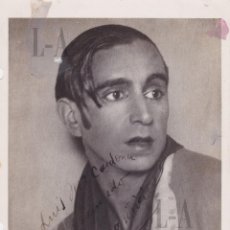 Fotografía antigua: FOTOGRAFÍA DEL BAILARÍN Y COREÓGRAFO JUAN MAGRIÑÁ. AUTÓGRAFO DE 1941. BALLET. ÓPERA. JOAN MAGRINYÀ