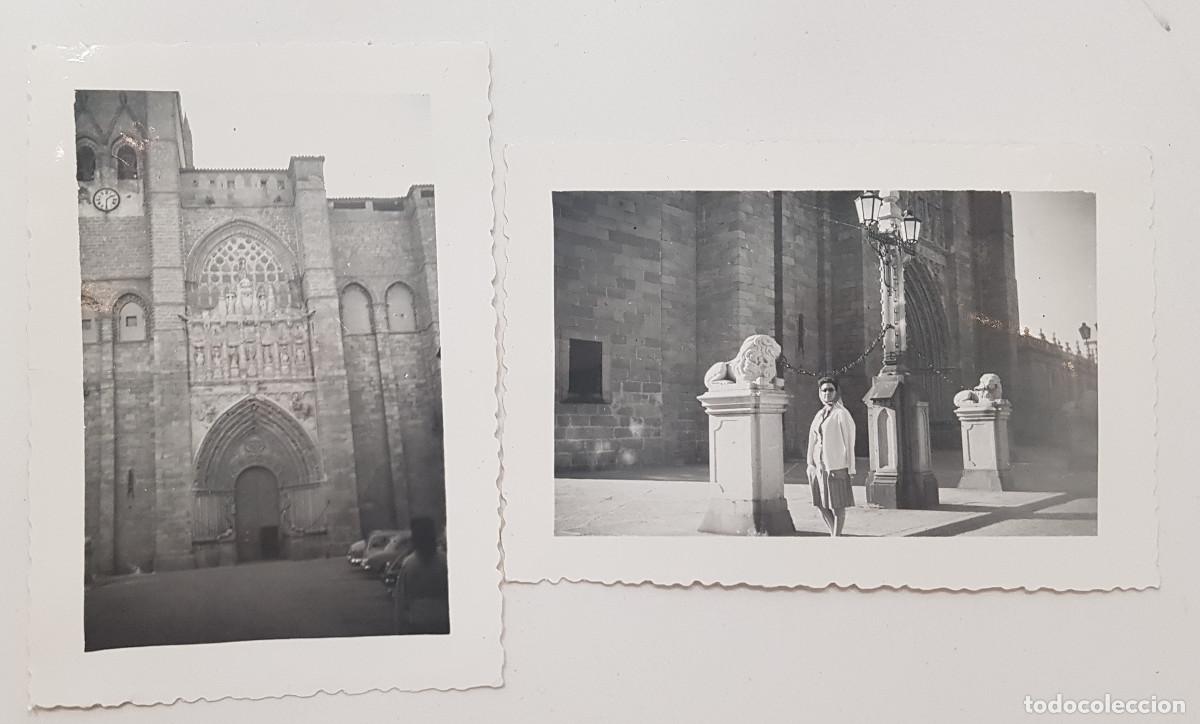 Antique Photography: 2 FOTOS AVILA CATEDRAL A&Ntilde;O 1962. MEDIDAS 9 X 7 CM