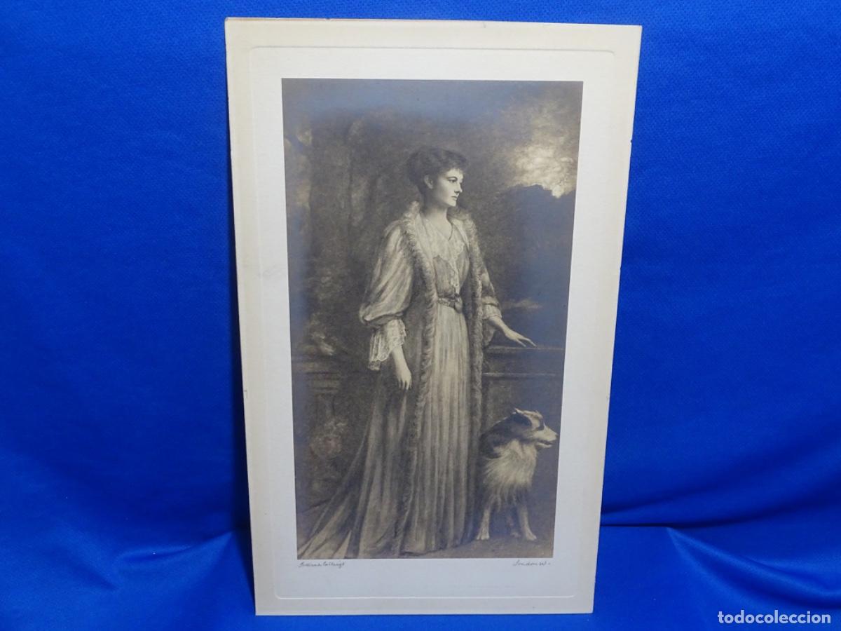 Fotografia antiga: ANTIGUA FOTOGRAFIA RETOCADA CON MAESTR&Iacute;A. LONDON