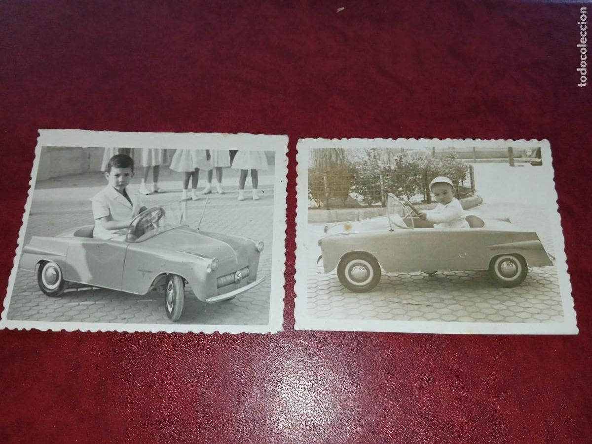 Fotograf&iacute;a antigua: Fotograf&iacute;as COCHE PEDALES: SAUQUILLO