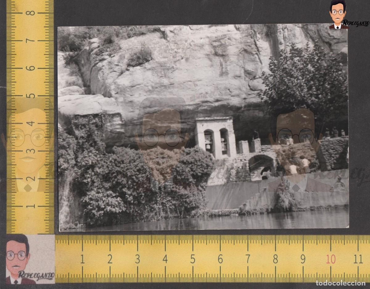 Fotografia antica: VISTA MONASTERIO SANT MIQUEL DEL FAI / SAN MIGUEL DE FAY - FOTO ANTIGUA A&Ntilde;OS 50/60 VALL&Eacute;S ORIENTAL