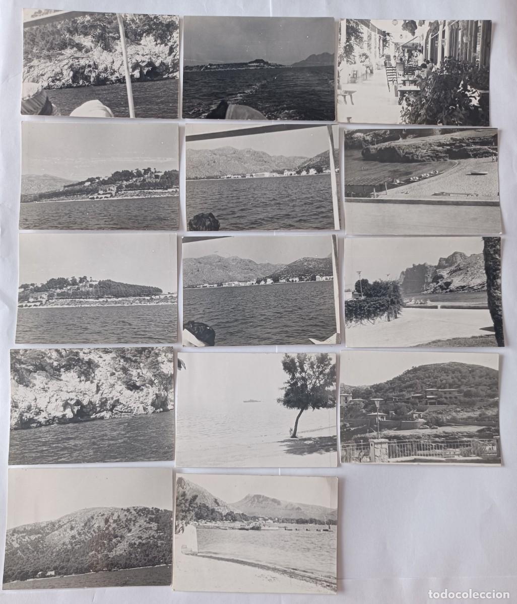 Fotograf&iacute;a antigua: 14 FOTOGRAF&Iacute;AS PALMA DE MALLORCA 1961 CALA DE SAN VICENTE POLLENSA PUERTO POLLENSA