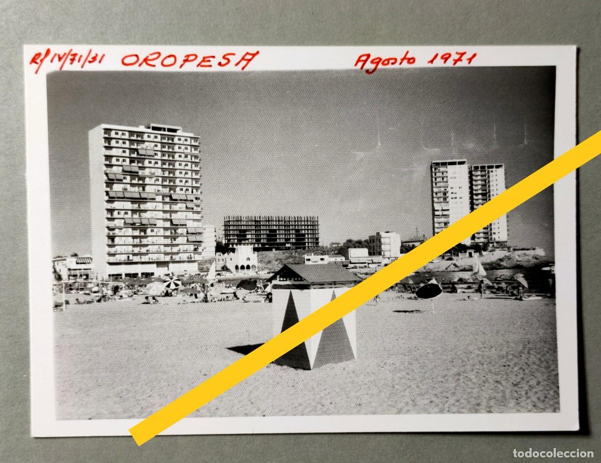 Alte Fotografie: Antigua fotograf&iacute;a. Oropesa del Mar. Castell&oacute;n. A&ntilde;o 1971