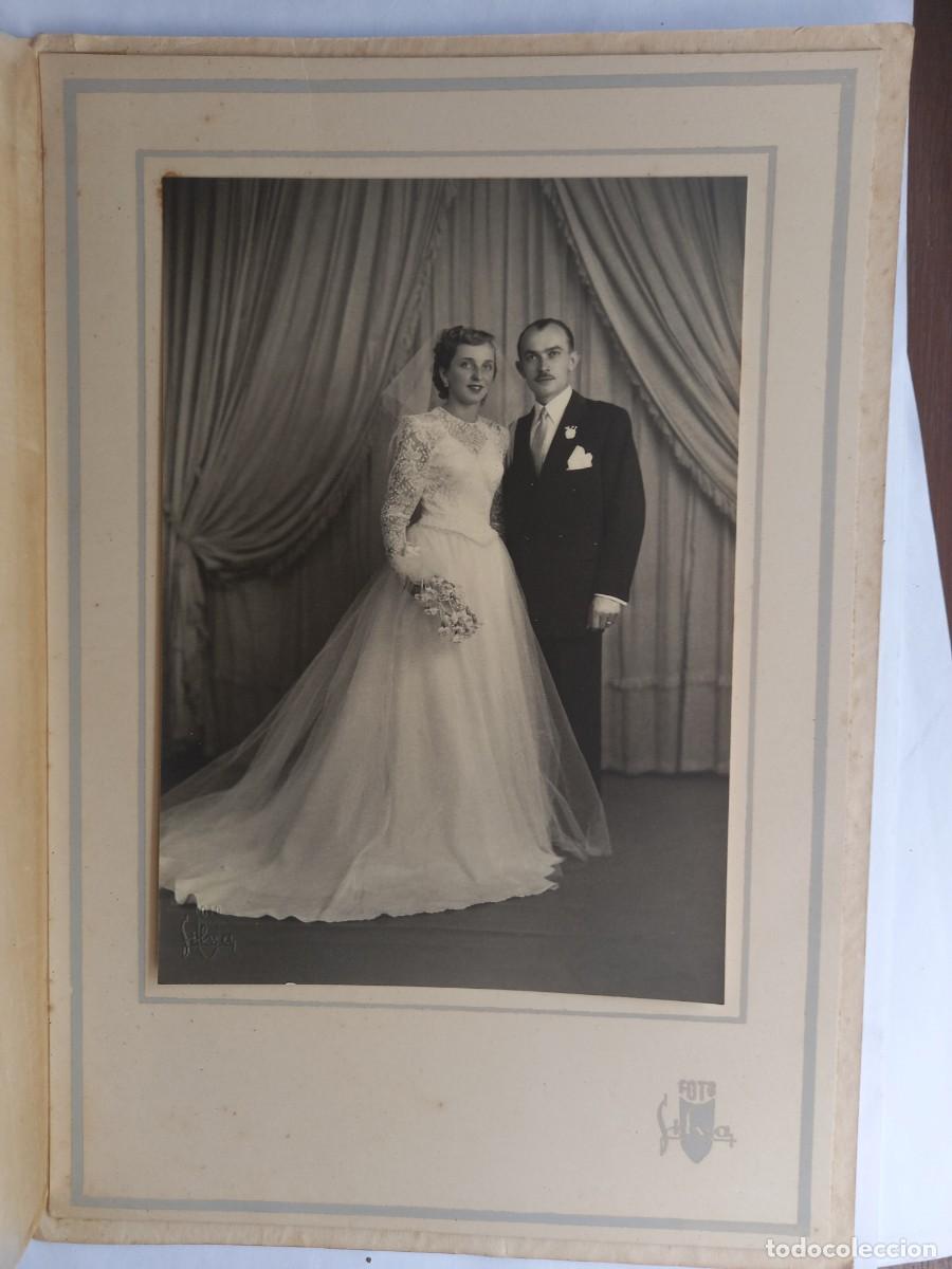 Fotograf&iacute;a antigua: 1949 NOVIOS BODA CASAMIENTO. BRIDE WEDDING MARRIAGE. MARIAGE DE MARI&Eacute;E