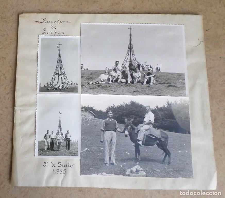 Alte Fotografie: 4 fotograf&iacute;as - GORBEA 1955