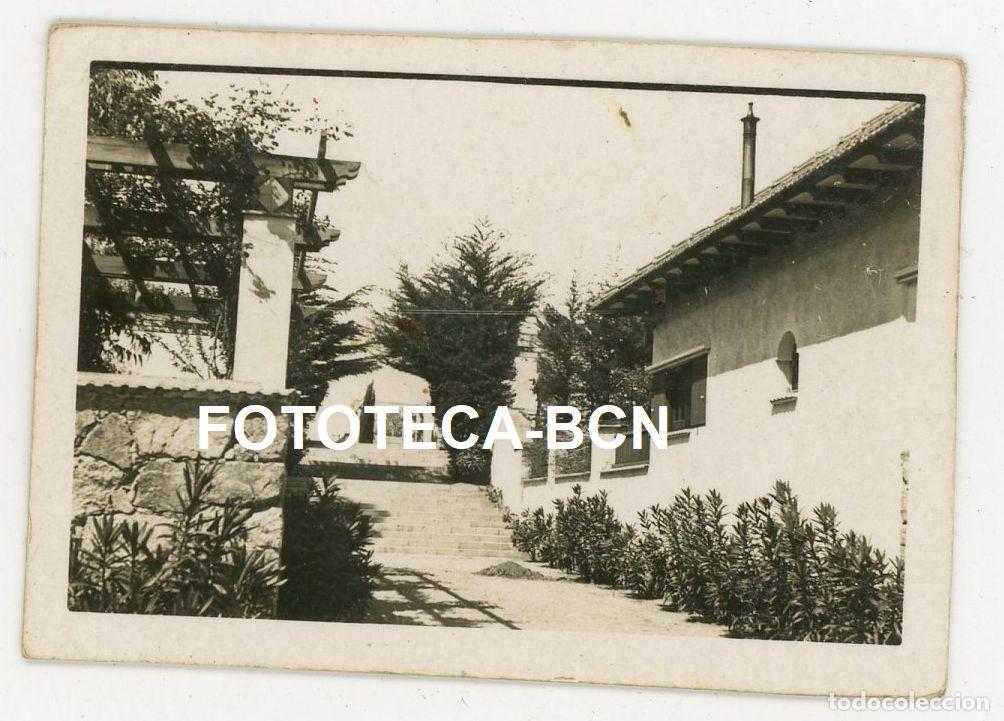 Fotograf&iacute;a antigua: FOTO ORIGINAL S'AGARO CASAS DE LA POBLACION CASTELL D'ARO A&Ntilde;O 1934 COSTA BRAVA