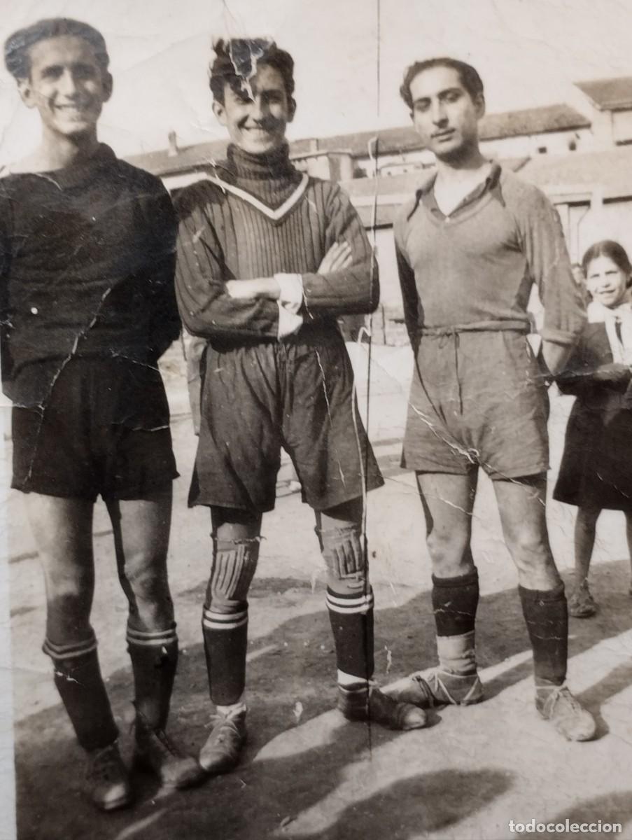 Antique Photography: Fotograf&iacute;a antigua de jugadores de f&uacute;tbol con ni&ntilde;os
