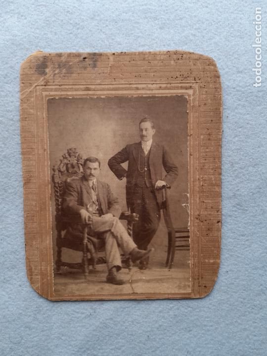 Fotografia antiga: Fotograf&iacute;a antigua Caballeros.