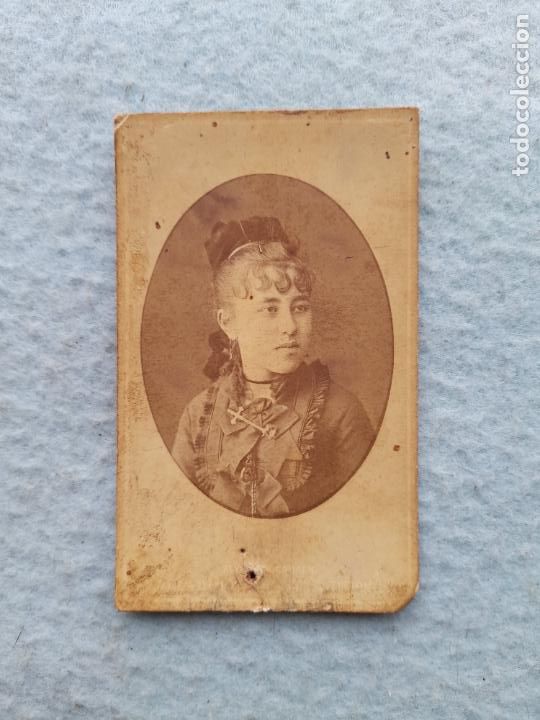 Fotograf&iacute;a antigua: Fotograf&iacute;a antigua Retrato de Se&ntilde;orita