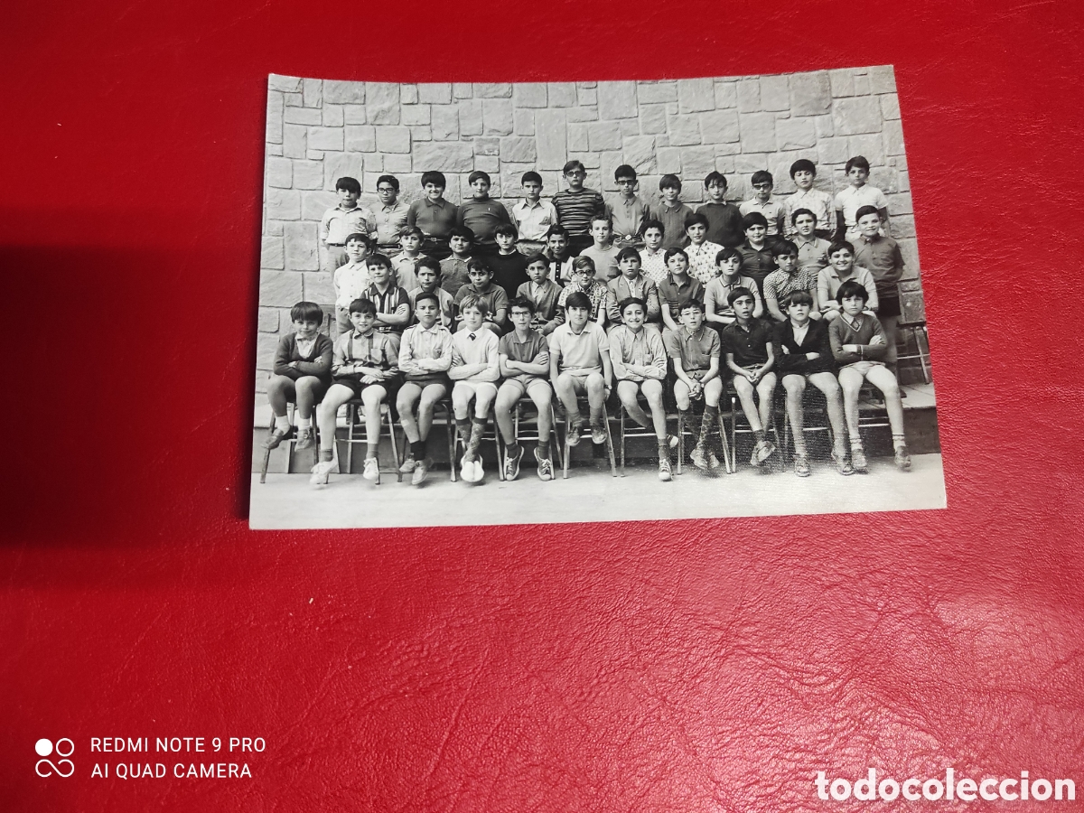 Alte Fotografie: Antigua foto de alumnos del colegio la Fuensanta (Murcia)curso a&ntilde;o 70-71