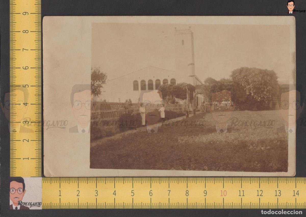 Antique Photography: MAS&Iacute;A CATALANA TORRE, SEIS ARCOS Y RELOJ DE SOL - LUGAR POR DETERMINAR - FOTO POSTAL ANTIGUA A&Ntilde;OS 20