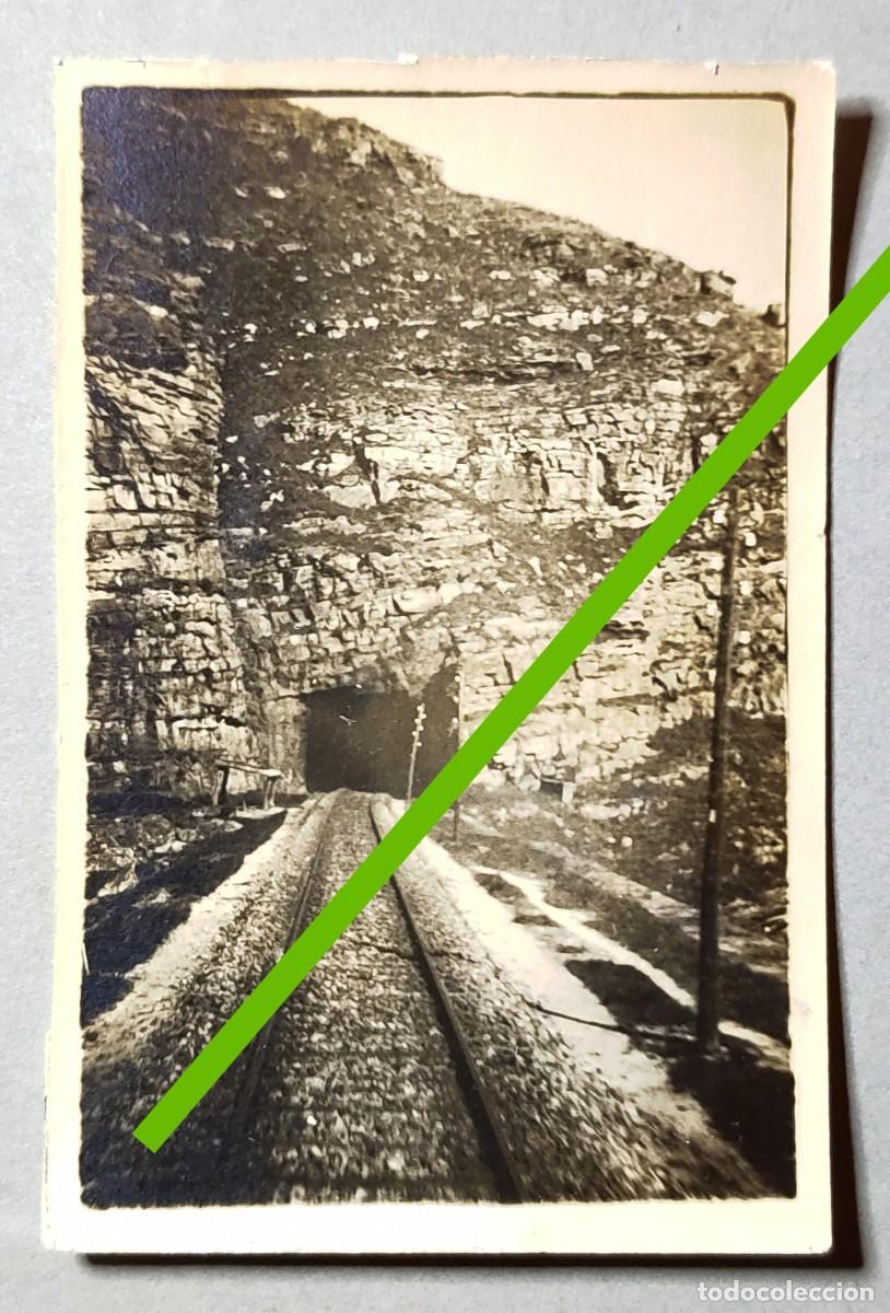 Photographie ancienne: Antigua fotograf&iacute;a. Puente, de B&aacute;rcena a Santiurde de Toranzo Cantabria. A&ntilde;o 1921.