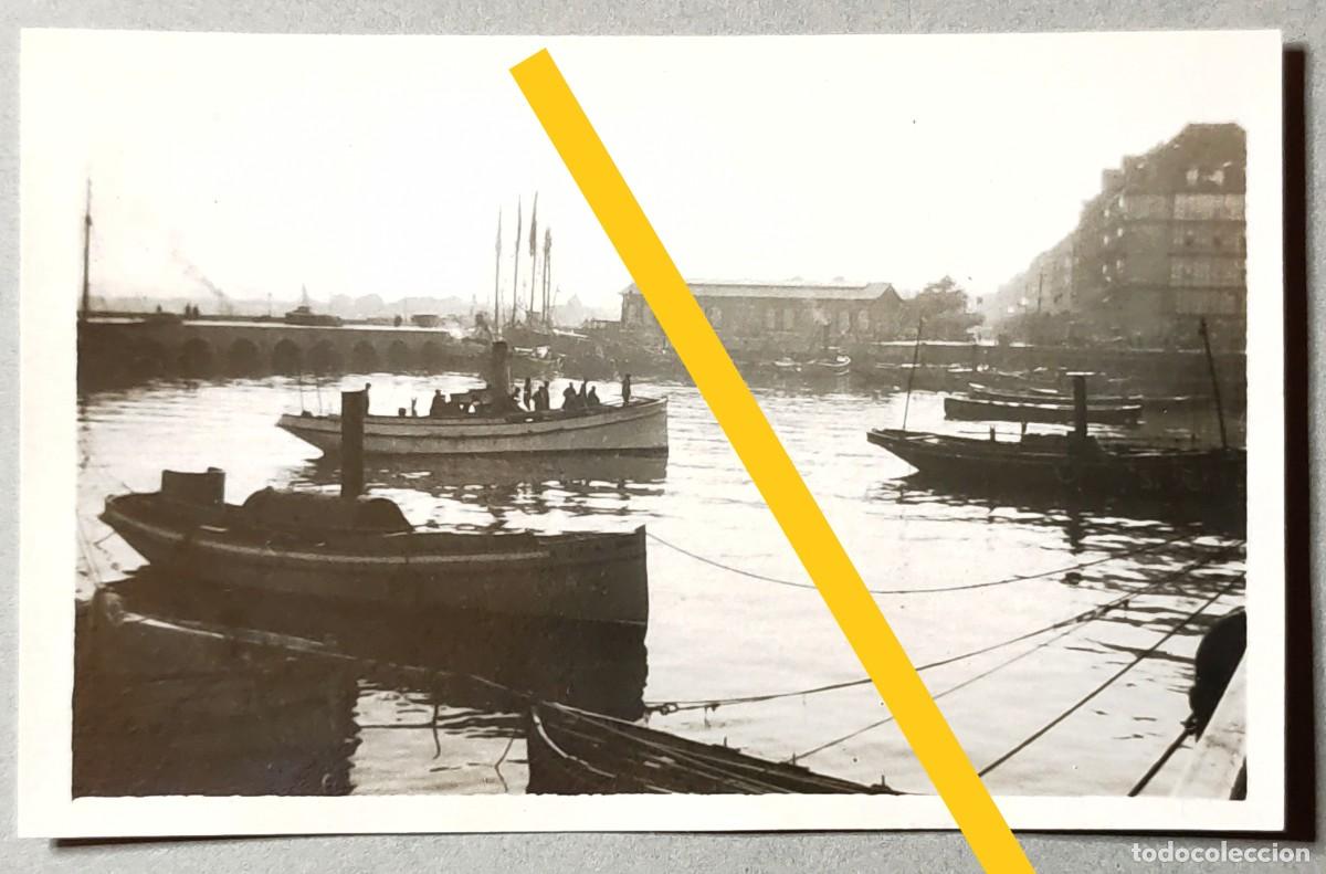 Fotograf&iacute;a antigua: Antigua fotograf&iacute;a. Puerto de Santander. Cantabria. A&ntilde;os 20.