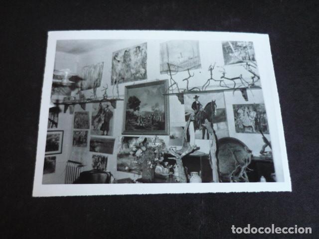 Fotografia antiga: INTERIOR TALLER MUSEO DE ARTISTA ANTIGUA FOTOGRAFIA 7 X 10 CMTS
