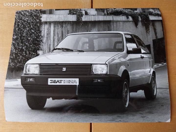 Fotograf&iacute;a antigua: SEAT IBIZA FOTO AGENCIA ORIGINAL 24 X 18CM A&Ntilde;O 1985
