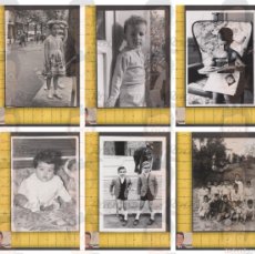 Fotografía antigua: LOTE 30 FOTOGRAFÍAS ANTIGUAS DE NIÑOS Y NIÑAS EN BLANCO Y NEGRO (AÑOS 50/60)