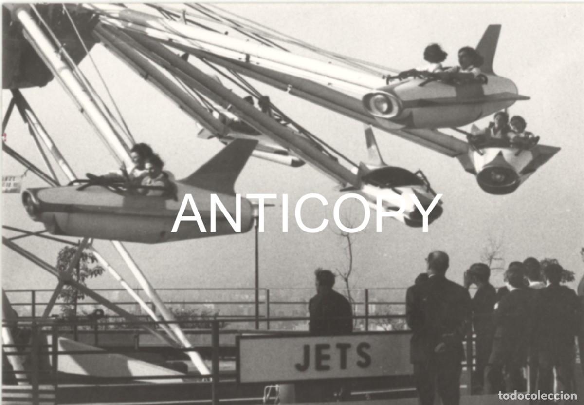 Fotograf&iacute;a antigua: FOTOGRAF&Iacute;A. Atracci&oacute;n JETS. Tibidabo. A&ntilde;os 60?.