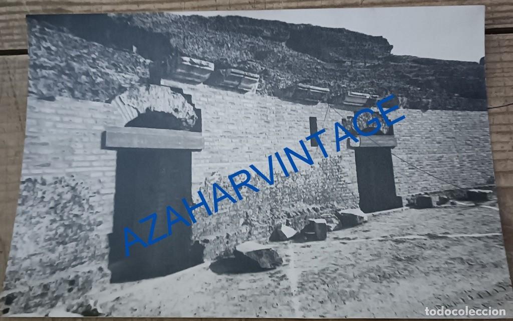 Antique Photography: SANTIPONCE, SEVILLA, ANTIGUA FOTOGRAFIA RUINAS DE ITALICA, 178X128MM