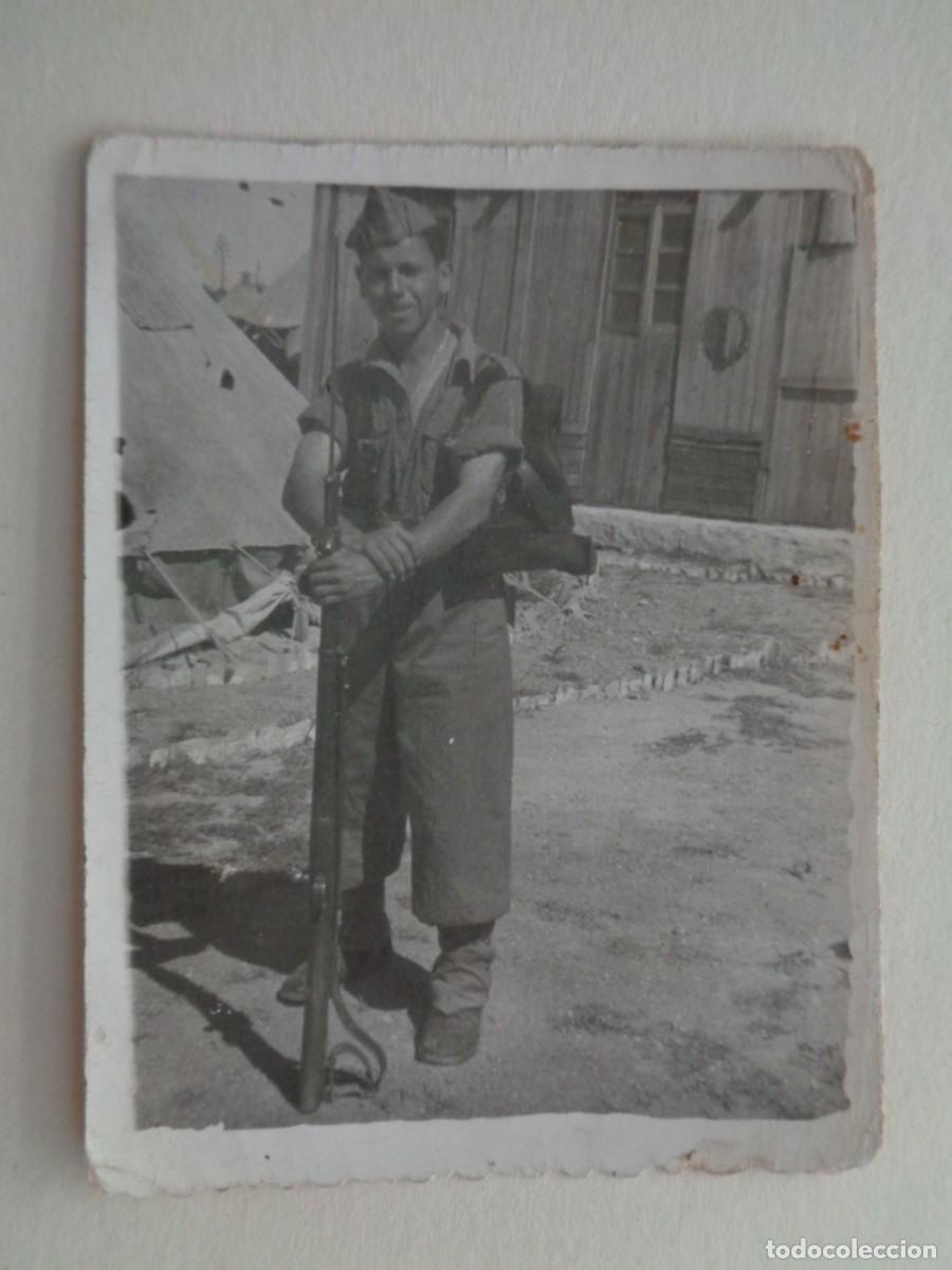 Antique Photography: FOTO DE MILITAR CON ROPA DE CAMPA&Ntilde;A, MOCHILA Y FUSIL MAUSER