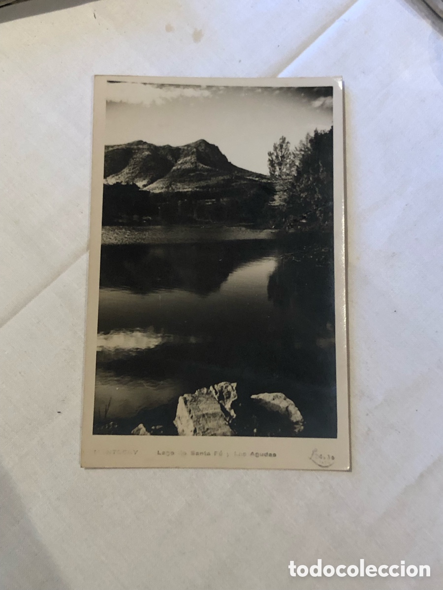 Fotografia antica: ANTIGUA FOTOGRAF&Iacute;A ESCRITA 1945 - SANTA F&Eacute; Y LES AGUDAS