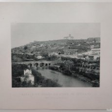 Fotografía antigua: ALCALÁ DE GUADAIRA, SEVILLA. VISTA DESDE EL CALVARIO. HAUSER Y MENET FOTOTIPIA ESPAÑA ILUSTRADA 1894