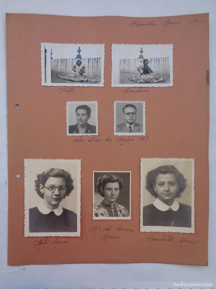 Fotografia antica: LOTE DE 7 FOTOS DE UNA FAMILA , 1949 : PADRES , HIJAS, FLAMENCAS, ETC