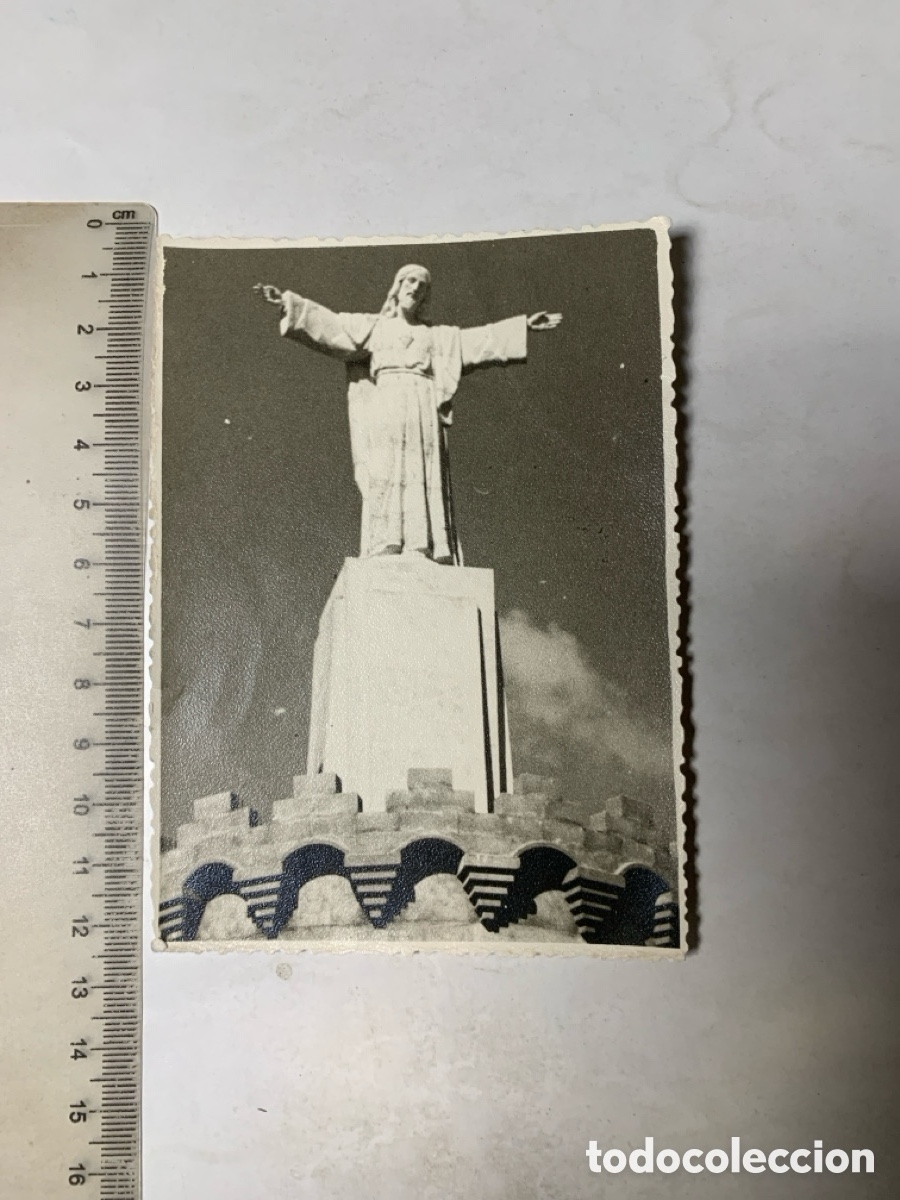 Fotograf&iacute;a antigua: FOTO. SAGRADO CORAZ&Oacute;N DE JESUS, MONUMENTO. LOCALIDAD?. FOT&Oacute;GRAFO?.