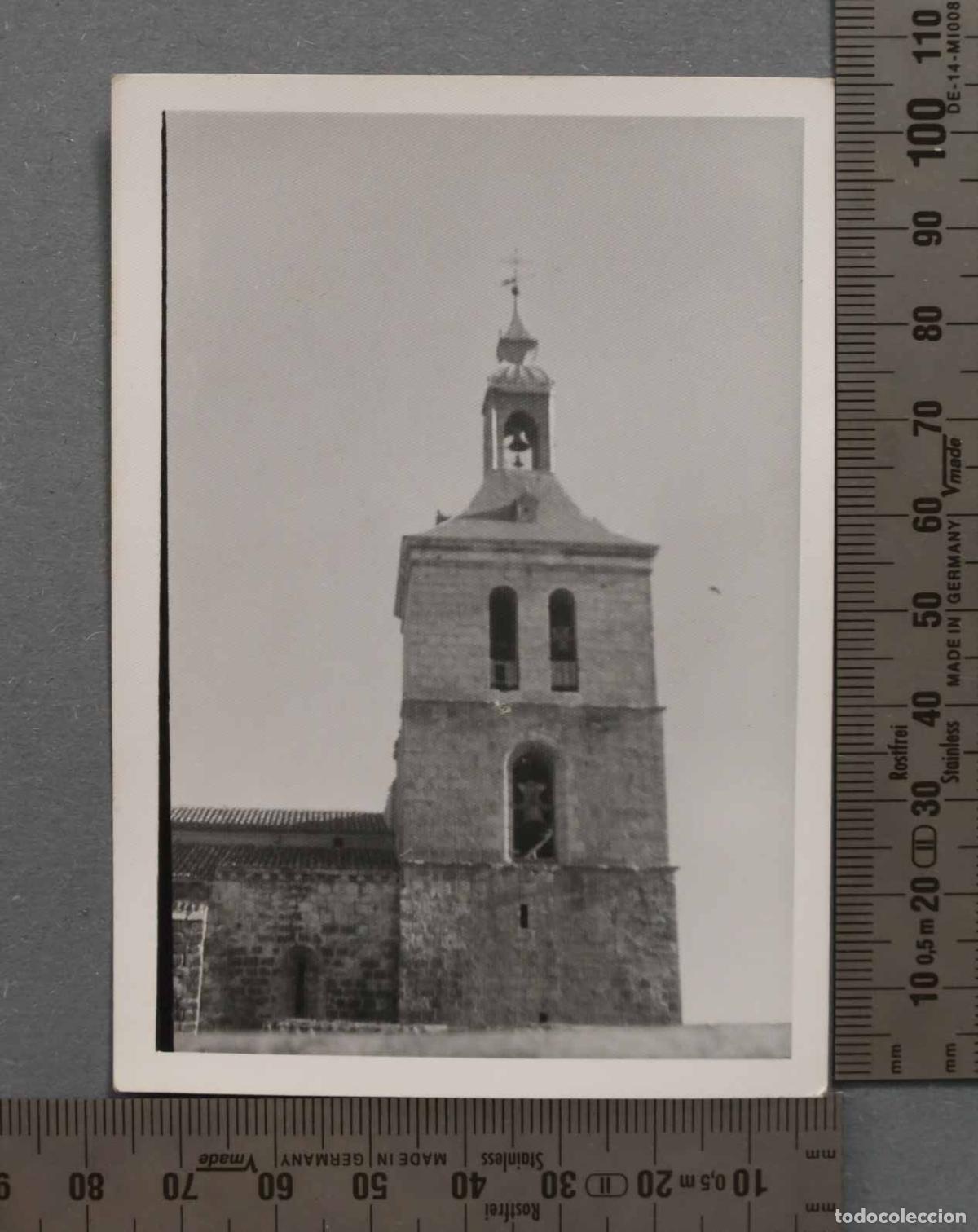 Alte Fotografie: FOTOGRAFIA. IGLESIA CAMPANARIO. &iquest;PUEBLO VALLADOLID?