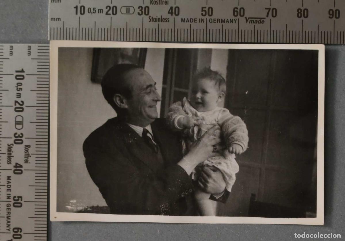 Alte Fotografie: FOTOGRAFIA. HOMBRE CON NI&Ntilde;O. CA 1930