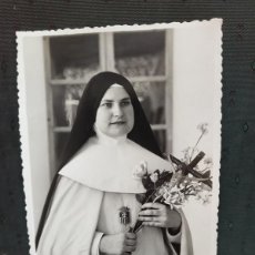 Fotografía antigua: ANTIGUA FOTOGRAFIA RELIGIOSA MONJA SOR MARIA DE LAS NIEVES MENCHON LORCA MURCIA 1949