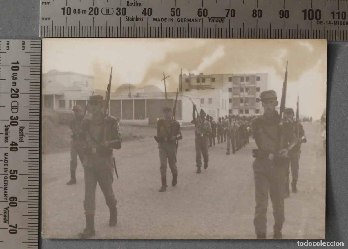 Photographie ancienne: FOTOGRAFIA. LEGIONARIOS DESFILANDO. SAHARA