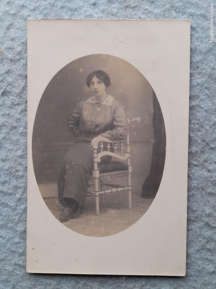 Fotografia antica: Fotograf&iacute;a Antigua de Se&ntilde;orita.