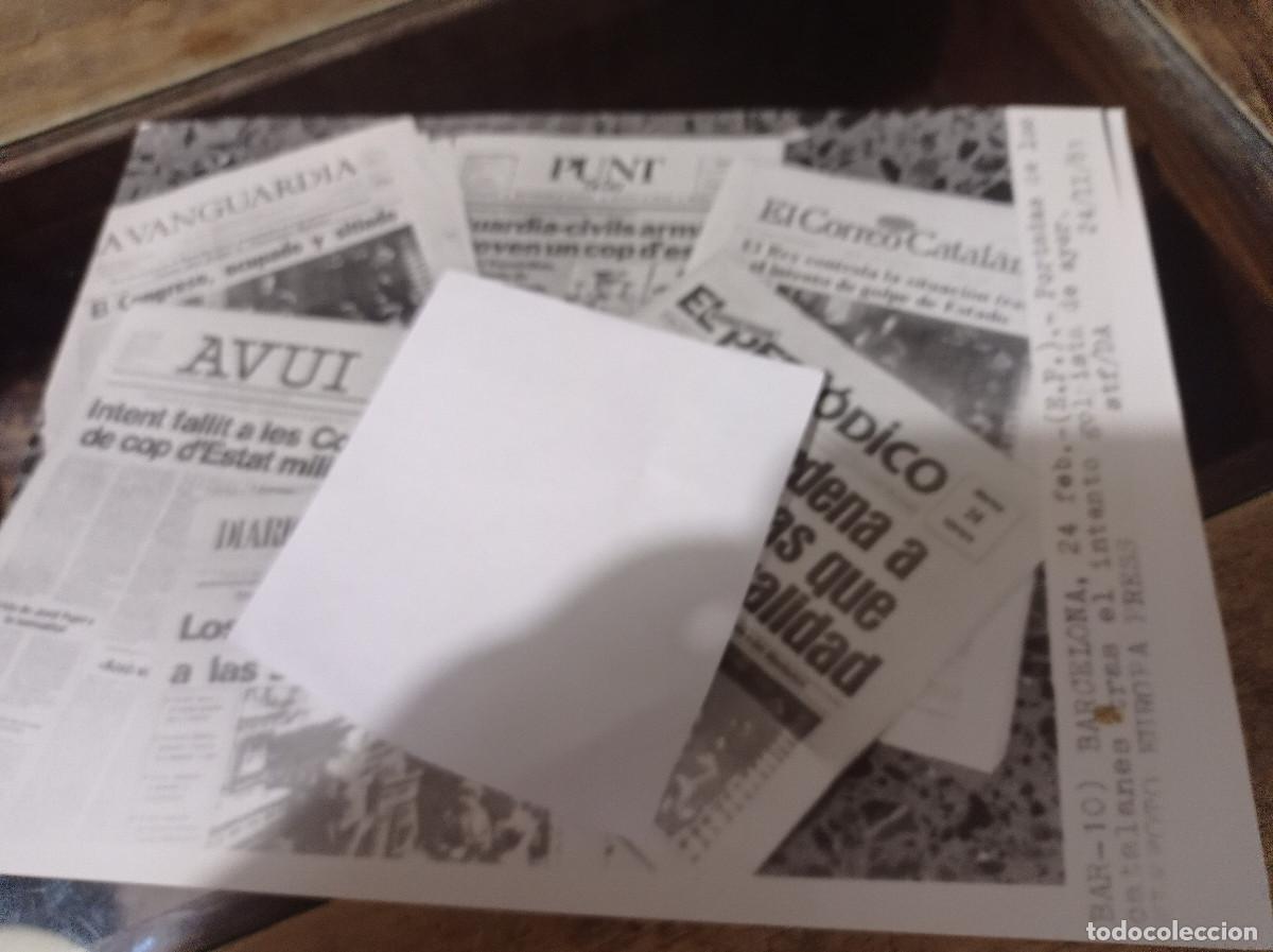 Fotograf&iacute;a antigua: TELEFOTO 23-F PORTADAS DIARIOS CATALANES 24/11/81 REF. UR MES 3 A