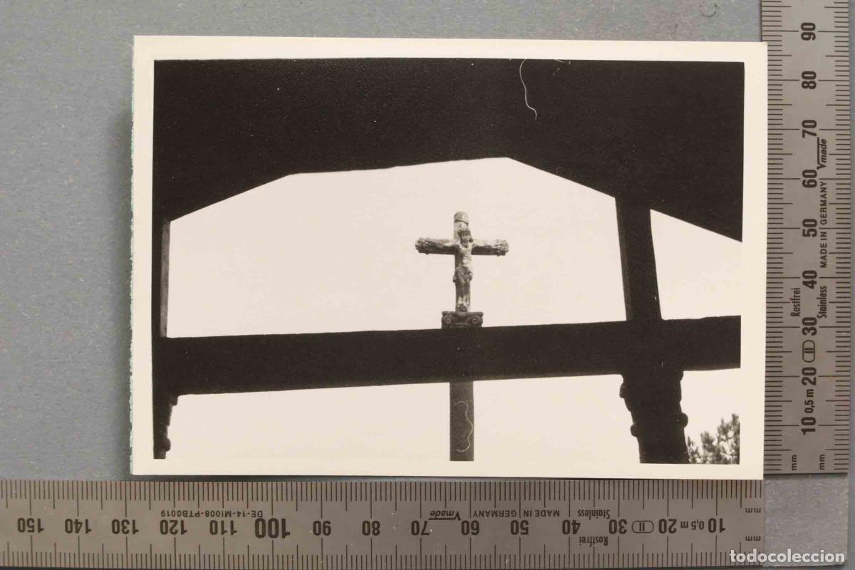 Photographie ancienne: FOTOGRAFIA. CRUCEIRO CERCANO A SANTA MARIA DE ARMENTEIRA. 1970