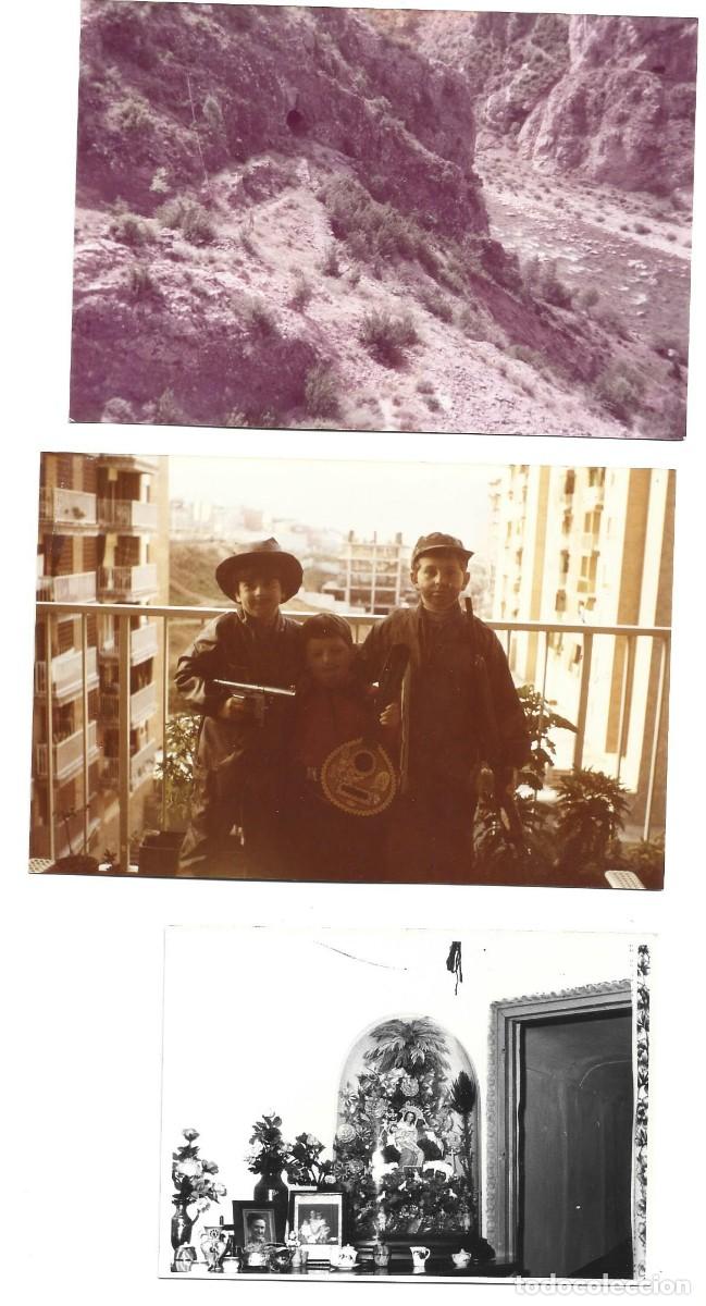Fotograf&iacute;a antigua: 1 lote de 3 fotos antiguas