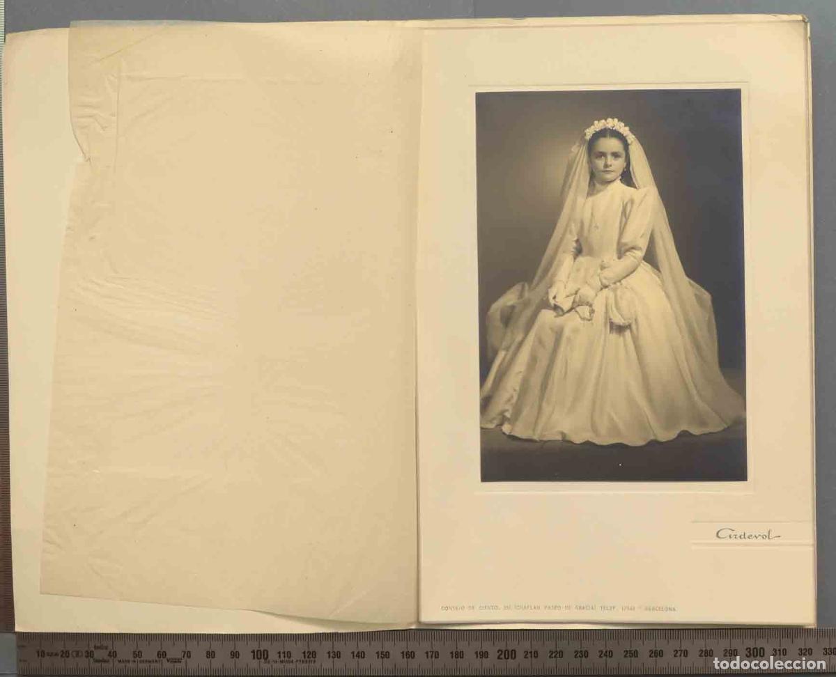 Fotografia antiga: FOTOGRAFIA. NI&Ntilde;A COMUNION. MADRID