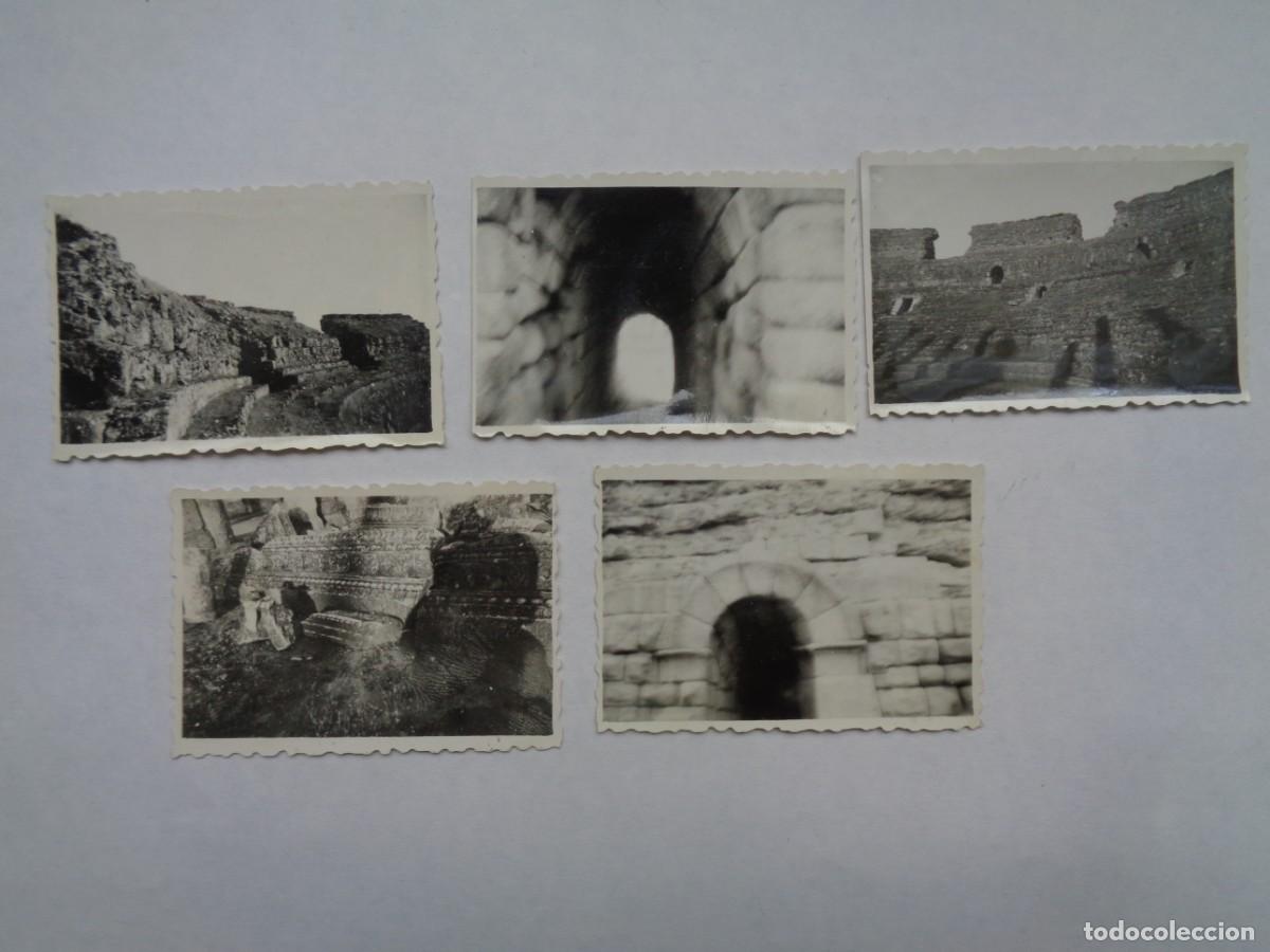Fotografia antica: LOTE DE 5 PEQUE&Ntilde;AS FOTOS DE MERIDA ( BADAJOZ ), 1943