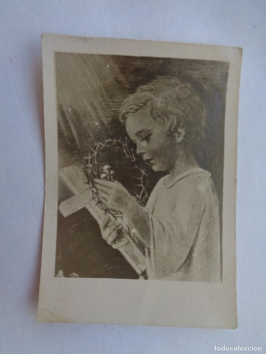 Fotograf&iacute;a antigua: PEQUE&Ntilde;A FOTO DE IMAGEN DEL NI&Ntilde;O JESUS , A&Ntilde;OS 40