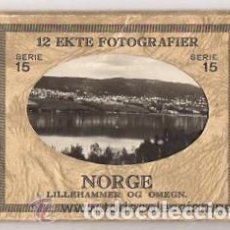 Fotografía antigua: BLOC DE 12 FOTOGRAFIAS NORUEGA. LILLEHAMMER OG OMEGN. SERIE 15. ENERET. CIRCA 1930