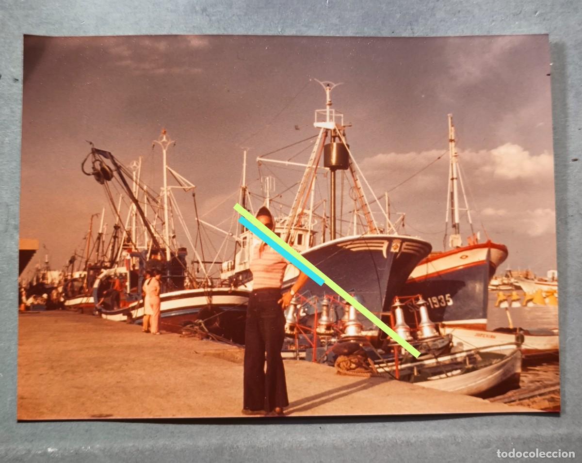 Fotografia antiga: Antigua fotograf&iacute;a. Puerto Castell&oacute;n de la plana. A&ntilde;o 1972.