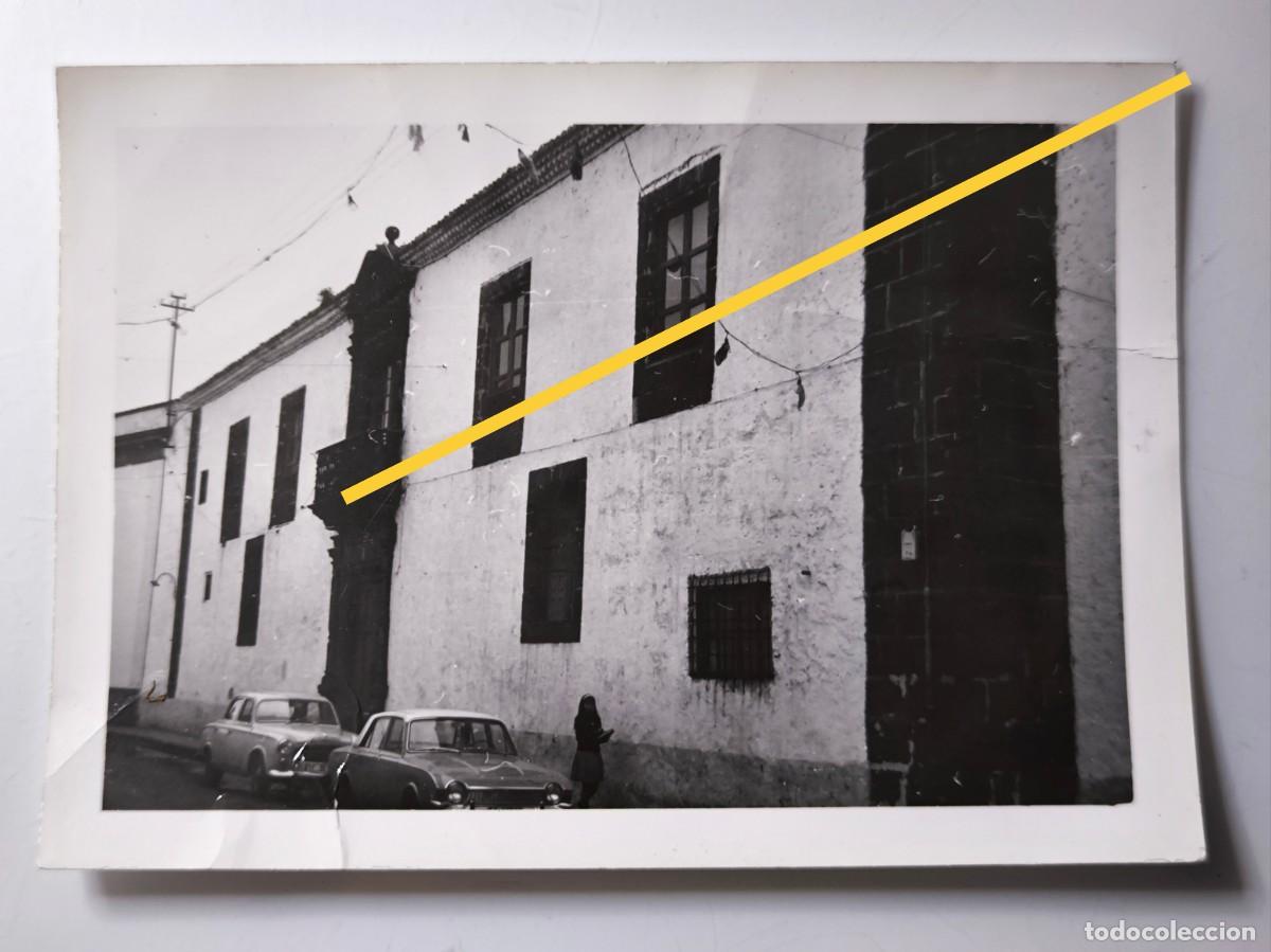 Fotograf&iacute;a antigua: Antigua fotograf&iacute;a. La laguna Tenerife casa de los capitanes Generales. A&ntilde;os 50.