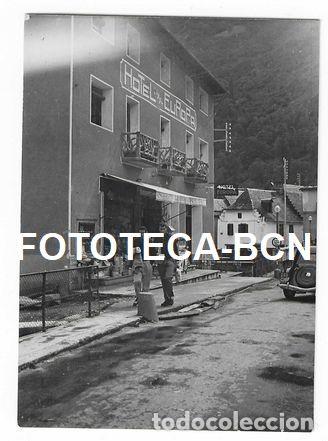 Fotografia antica: FOTO ORIGINAL LES HOTEL EUROPA A&Ntilde;O 1957 VALL D'ARAN ARAN