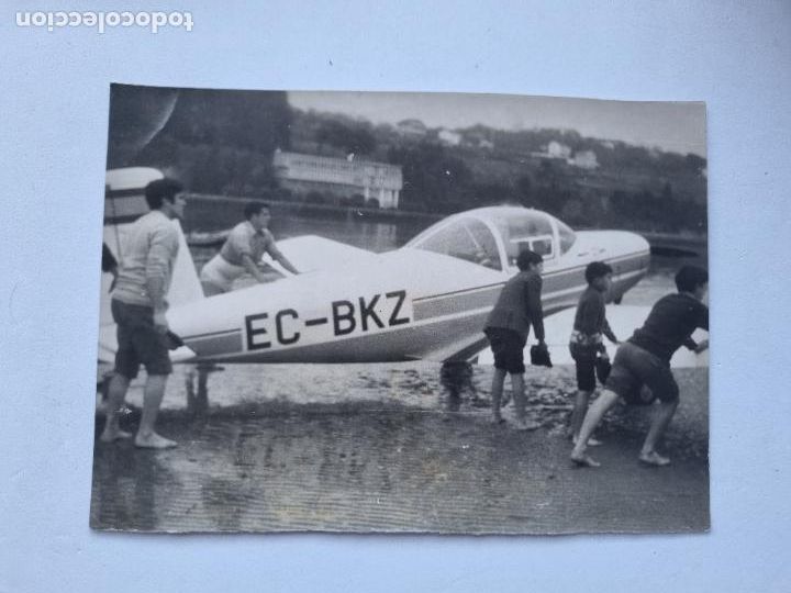 Fotograf&iacute;a antigua: ATERRIZAJE FORZOSO AVION O PEDRIDO BERGONDO A CORU&Ntilde;A GALICIA V5