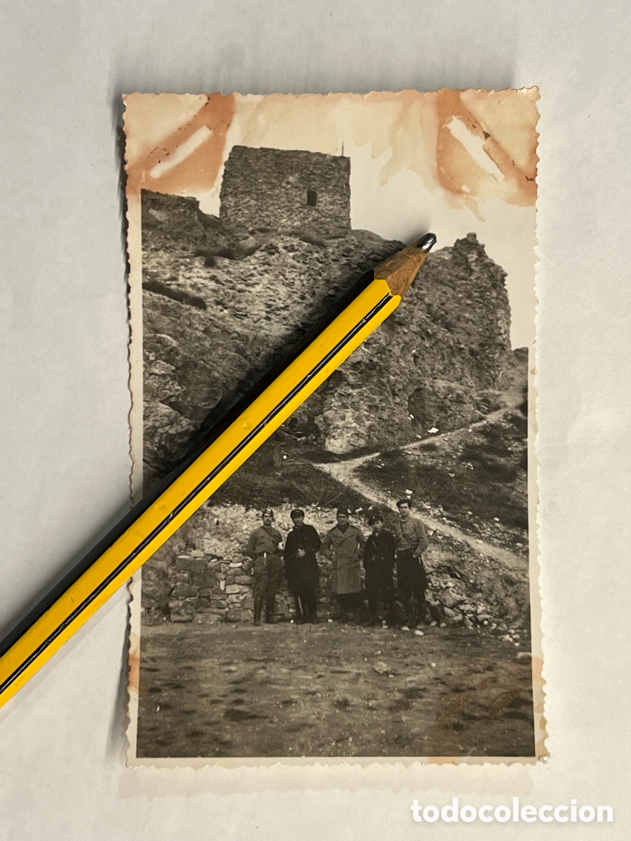 Fotografia antica: MILICIANOS LERIDA. Fotograf&iacute;a Grupo de Rep&uacute;blicanos.. Defensores del Segre&hellip; (h.1936?)