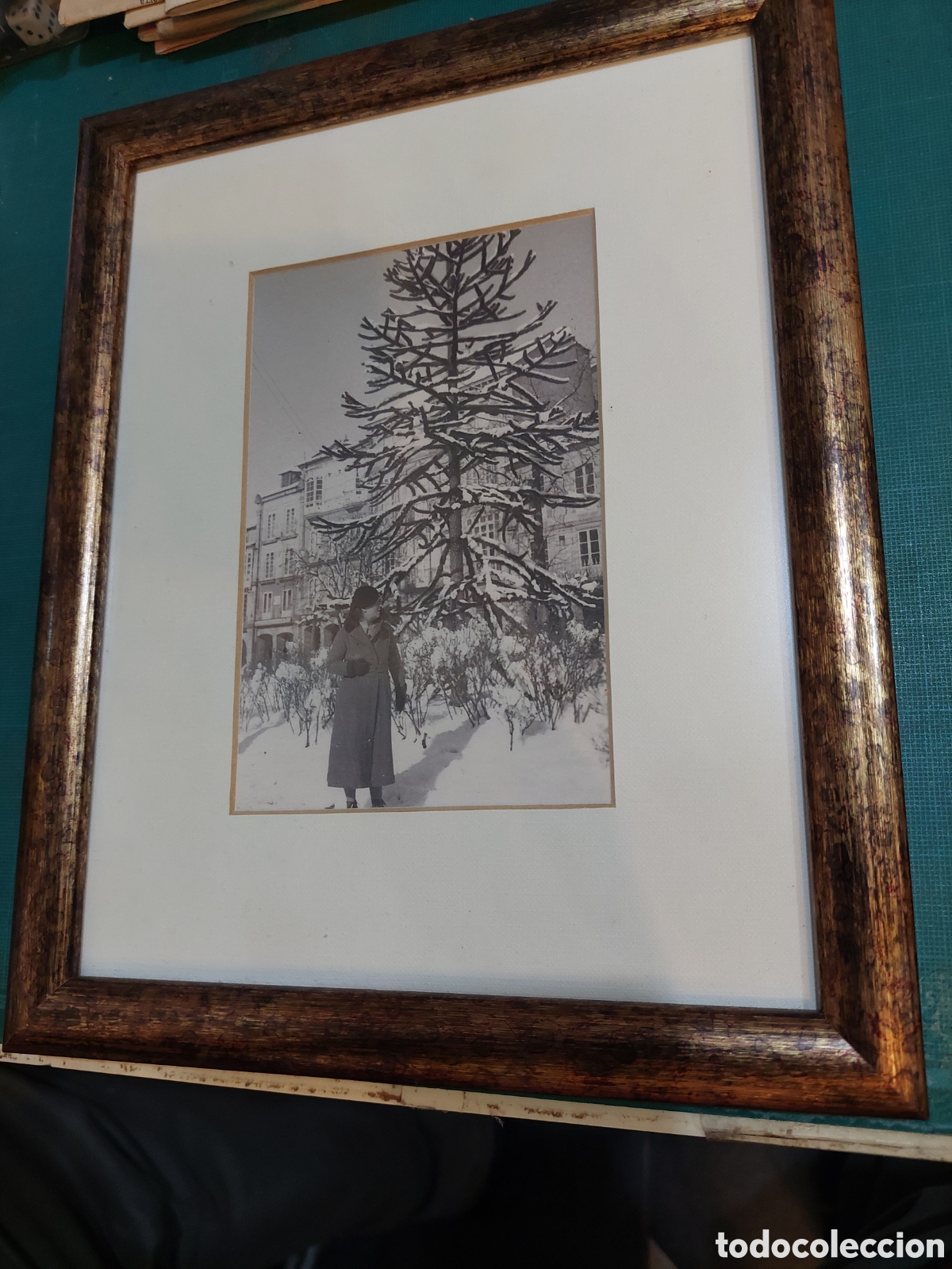 Fotograf&iacute;a antigua: Lugo Foto original nevarada plaza de Espa&ntilde;a a&ntilde;os 20 fot&oacute;grafo DOCTOR GASALLA lugo