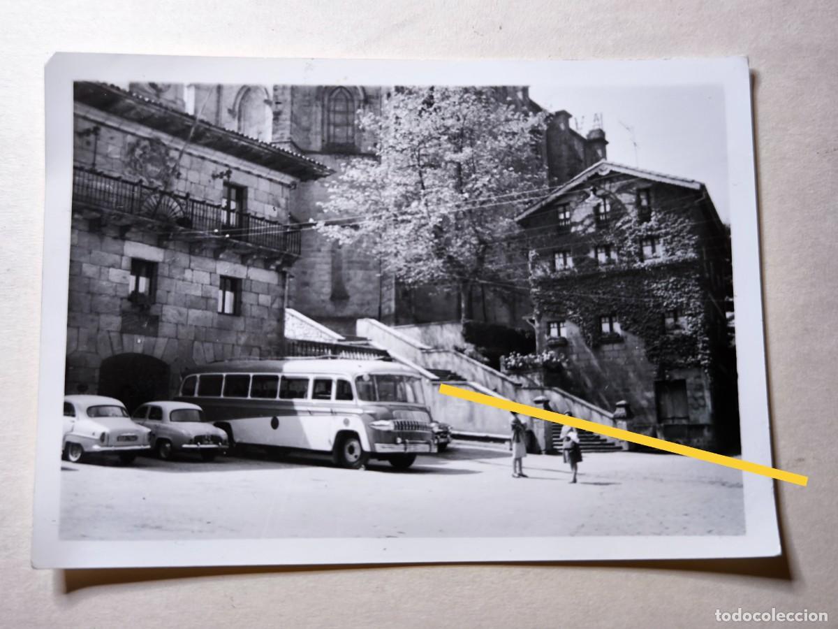 Photographie ancienne: Antigua fotograf&iacute;a. Autob&uacute;s. A&ntilde;os 50/60.