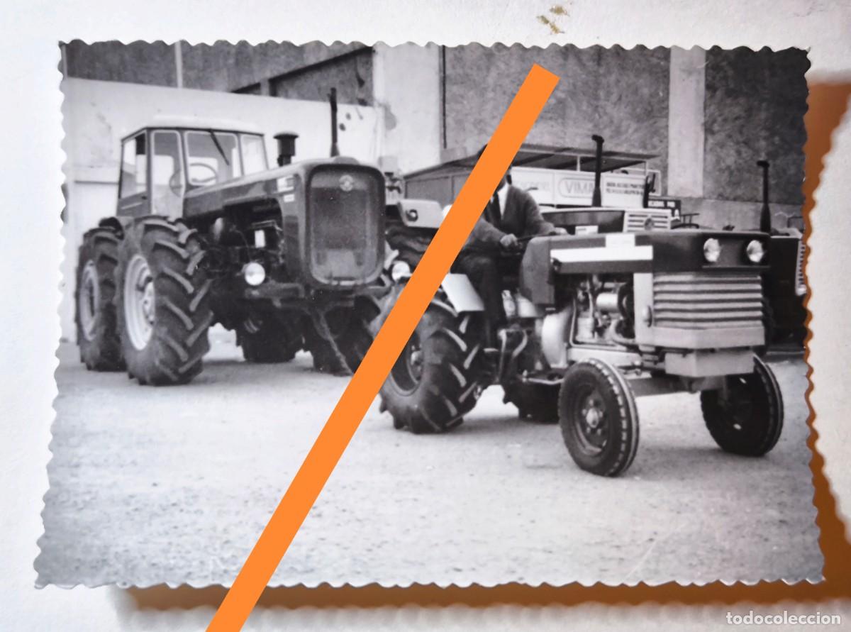 Photographie ancienne: Antigua fotograf&iacute;a. Tractor, a&ntilde;os 50/60.